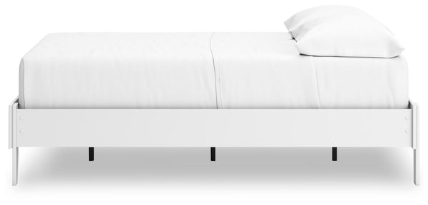 Hallityn - White - Full Platform Bed