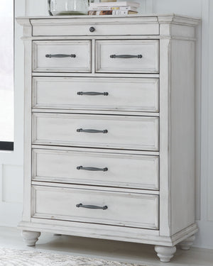 Kanwyn - Whitewash - 6 Pc. - Dresser