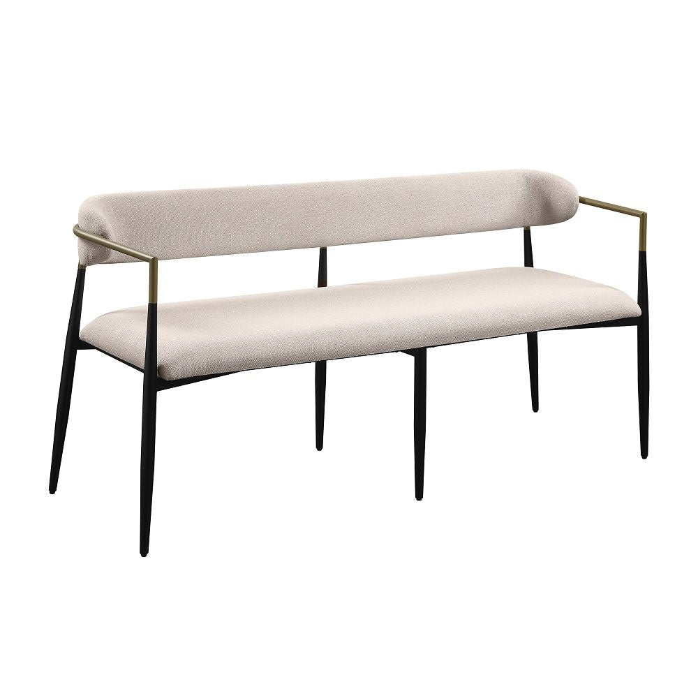 Transform your dining experience with the Jaramillo collection. This dining set with its weathered finish style, padded seat, and back cushions, combines comfort and elegance seamlessly. The modern design is perfect for both casual meals and sophisticated