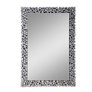 While fashion may seem at the forefront, the Kachina mirror is certainly not just for the aesthetic! Letting the light bounce around, opening up the room, and allowing you to check your look - it is an essential accent. Showcasing its mirrored frame and g