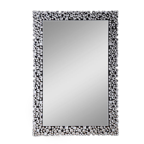 While fashion may seem at the forefront, the Kachina mirror is certainly not just for the aesthetic! Letting the light bounce around, opening up the room, and allowing you to check your look - it is an essential accent. Showcasing its mirrored frame and g