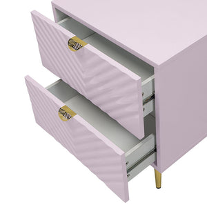Gaines - Nightstand - Pink High
