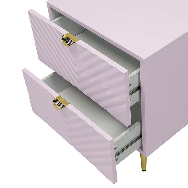 Gaines - Nightstand - Pink High