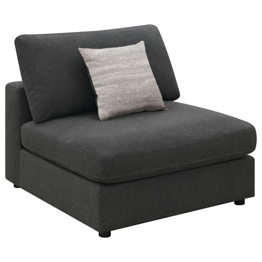 This modern coffee table showcases a sleek round design with a black tempered glass top, offering durability and style. The metal tulip base features a black powder-coated finish, creating a seamless and contemporary aesthetic. Perfect for living room set