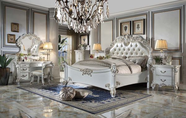 Vendome - Queen Bed - Silver