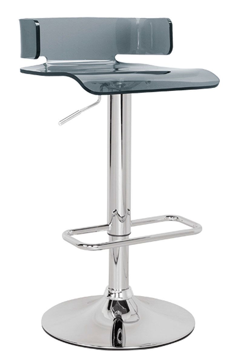 Rania acrylic stool is perfect for any modern style Decor. This chair has a seat with a small flat back, and not only can it adjust in height, but also has swivel capabilities so none of your guests miss out on anything. Some Assembly Required.<br/><br/><