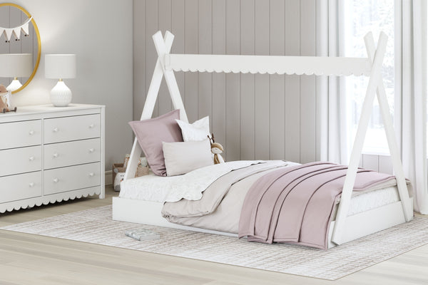 Hallityn - White - Full Tent Complete Bed In Box