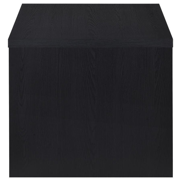 Knapp - Engineered Wood Square Side End Table - Black