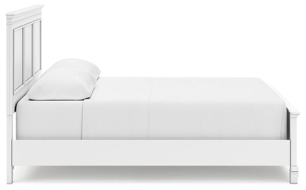 Fortman - White - California King Panel Bed