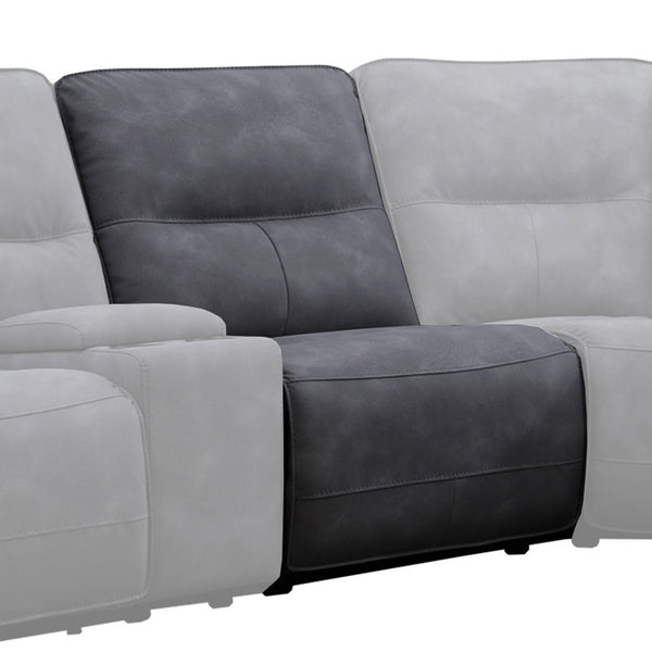Gladiator - Manual Armless Recliner - Cobalt