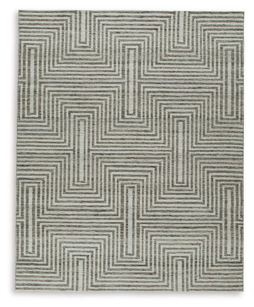 The dynamic geometric pattern of this area rug infuses a cool boho vibe underfoot. With its chic modern appeal, this piece takes a stand at the forefront of contemporary trends. It-'s a welcome addition anywhere and everywhere.<br/><br/><b>Product Feature