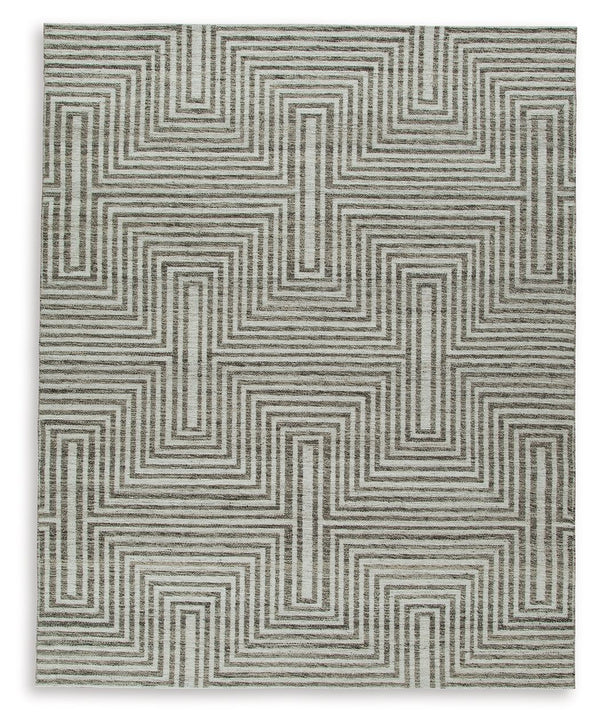 The dynamic geometric pattern of this area rug infuses a cool boho vibe underfoot. With its chic modern appeal, this piece takes a stand at the forefront of contemporary trends. It-'s a welcome addition anywhere and everywhere.<br/><br/><b>Product Feature