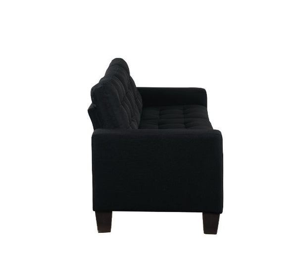 Earsom - Sofa - Black Linen
