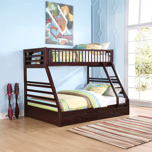  classic espresso finish gives this piece a polished look and makes it ideal for blending with an