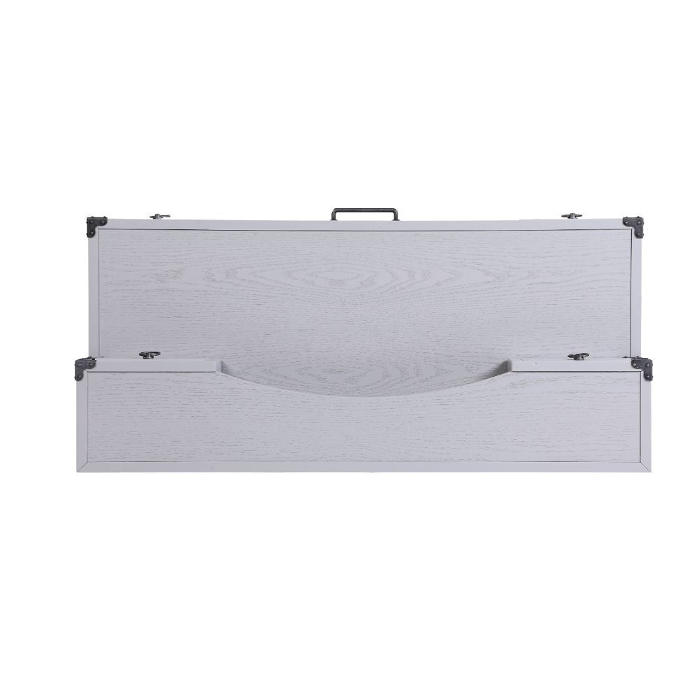 3 Drw Drawer: GLIDE) Side Metal, (Ball Bearing), DOVETAIL) English, Manual-Close, Hardware: Double Pull-Knobs CONSTRUCTION] Wooden Frame w/Metal Industrial Braces, Metal Straight Leg/Base (Pine & Poplar)<br/><br/><b>Product Features</b><ul><li>Case: 1Pc/1