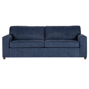  a versatile and cozy addition to any living space. Crafted with 100% polyester blue easy-care fabric