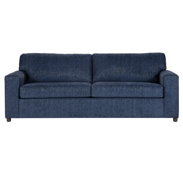  a versatile and cozy addition to any living space. Crafted with 100% polyester blue easy-care fabric