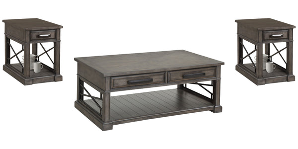Inspired by the rustic beauty of America-'s greatest landscapes, this stunning Cocktail Table from the Sundance collection makes and eye-catching addition to a room. Its classic silhouette is highlighted with a hand-applied, multi-step finish in Smokey Gr