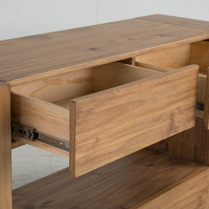Harlan - Sofa Table - Brown Finish
