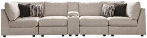 Kellway - Bisque - Wedge 5 Pc Sectional