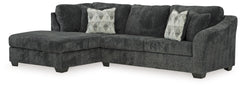 Bring fashionable function to the forefront with this sleeper sectional with chaise. A transitional arm design adds flair to the frame, incorporating subtle visual interest into the otherwise clean-lined silhouette. Dress it up or down. In a richly versat