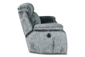 Tango - Dual Recliner Sofa With Power Footrest - Shadow