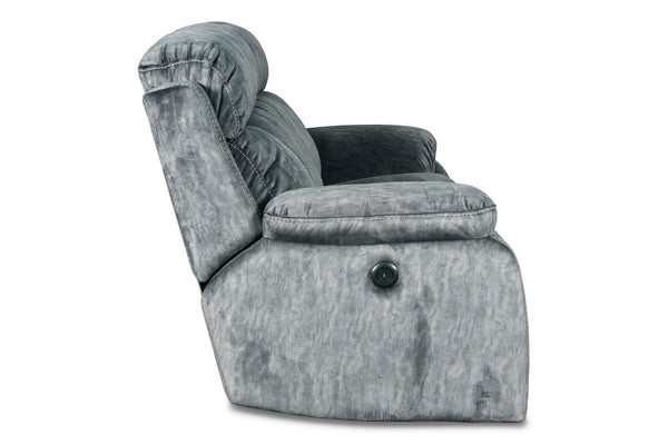 Tango - Dual Recliner Sofa With Power Footrest - Shadow