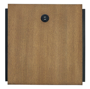 Fridley - Brown / Black - Rectangular End Table