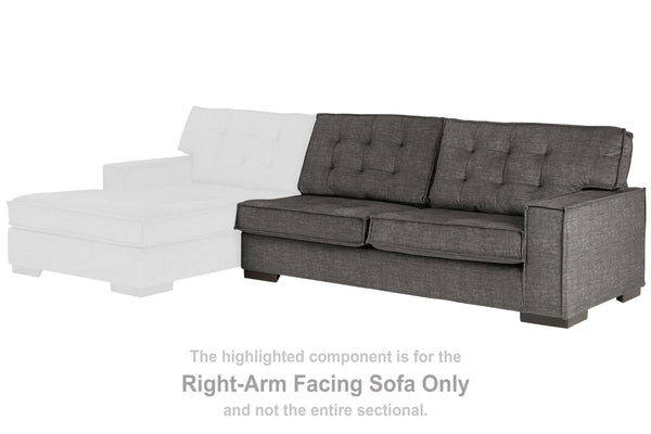 Coulee Point - Charcoal - RAF Sofa
