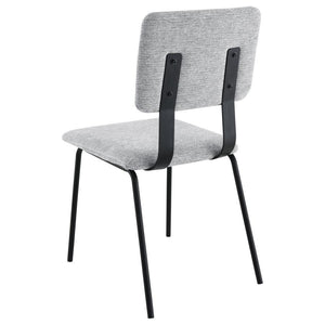 Calla - Fabric Upholstered Dining Side Chair (Set of 2) - Gray