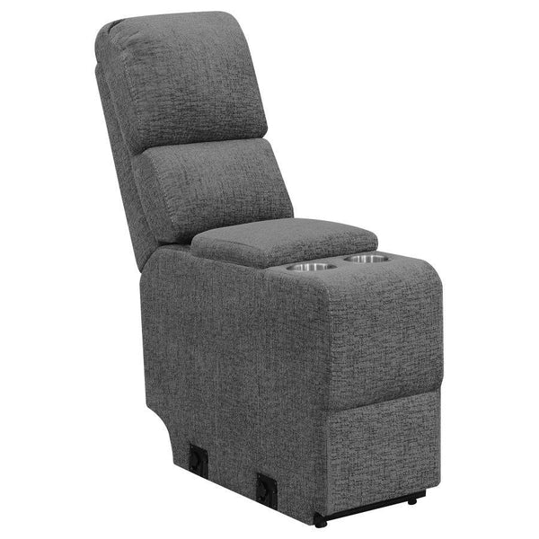 Bahrain - Upholstered Motion Loveseat - Charcoal