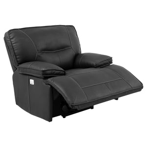 Spartacus - Power Reclining Sofa And Recliner - Black