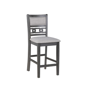  these chairs combine durability with timeless beauty. The contemporary gray finish