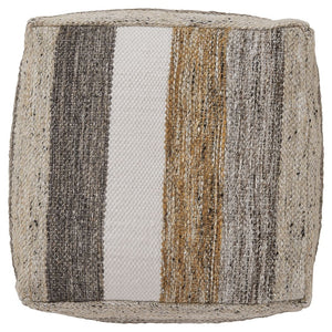 this pouf is a natural beauty. It combines simple flair and function