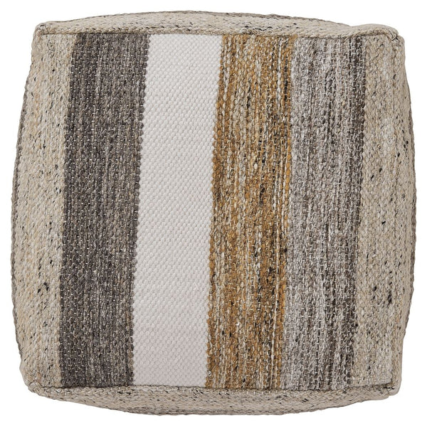  this pouf is a natural beauty. It combines simple flair and function