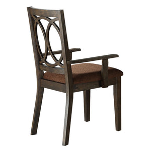 Update your space with the stylish Jameson dining room collection. This formal group combines the look of rich espresso with the understated styling of traditional design. Brown undertones play to the look of the rectangular dining table with removable le