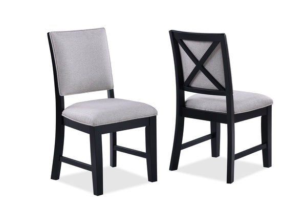 Harriet - 5 Piece Dining Room Set - Charcoal / Gray