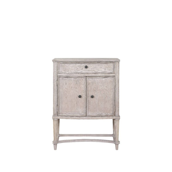 KD, Wine Cabinet Storage: 2 Wooden Front Doors (Inside: _), Open Compartment (Bottom Wooden Shelf) () Wooden Frame, Wooden Tapered Leg (Open Base) Orientation: Standing Flat Wall CONSTRUCTION: Wooden Case-Frame: Wood (Poplar), Wood Veneer (Oak), Wooden TO