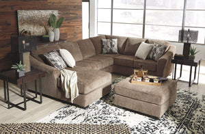 Looking to serve it up family style? Sporting clean, contemporary lines and a highly textural upholstery for a warm, cozy feel, this living set delights with its city chic aesthetic and earthy appeal. Taking neutral to a new level, the heavy textured chen