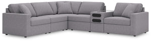 Looking cool and contemporary is great. But when it comes down to it, youâ€™re all about low-maintenance lounging. With the performance fabric on this sectional, cleaning spills is a breeze. Its customizable modular design caters to your ever-changing nee