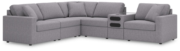 Looking cool and contemporary is great. But when it comes down to it, youâ€™re all about low-maintenance lounging. With the performance fabric on this sectional, cleaning spills is a breeze. Its customizable modular design caters to your ever-changing nee