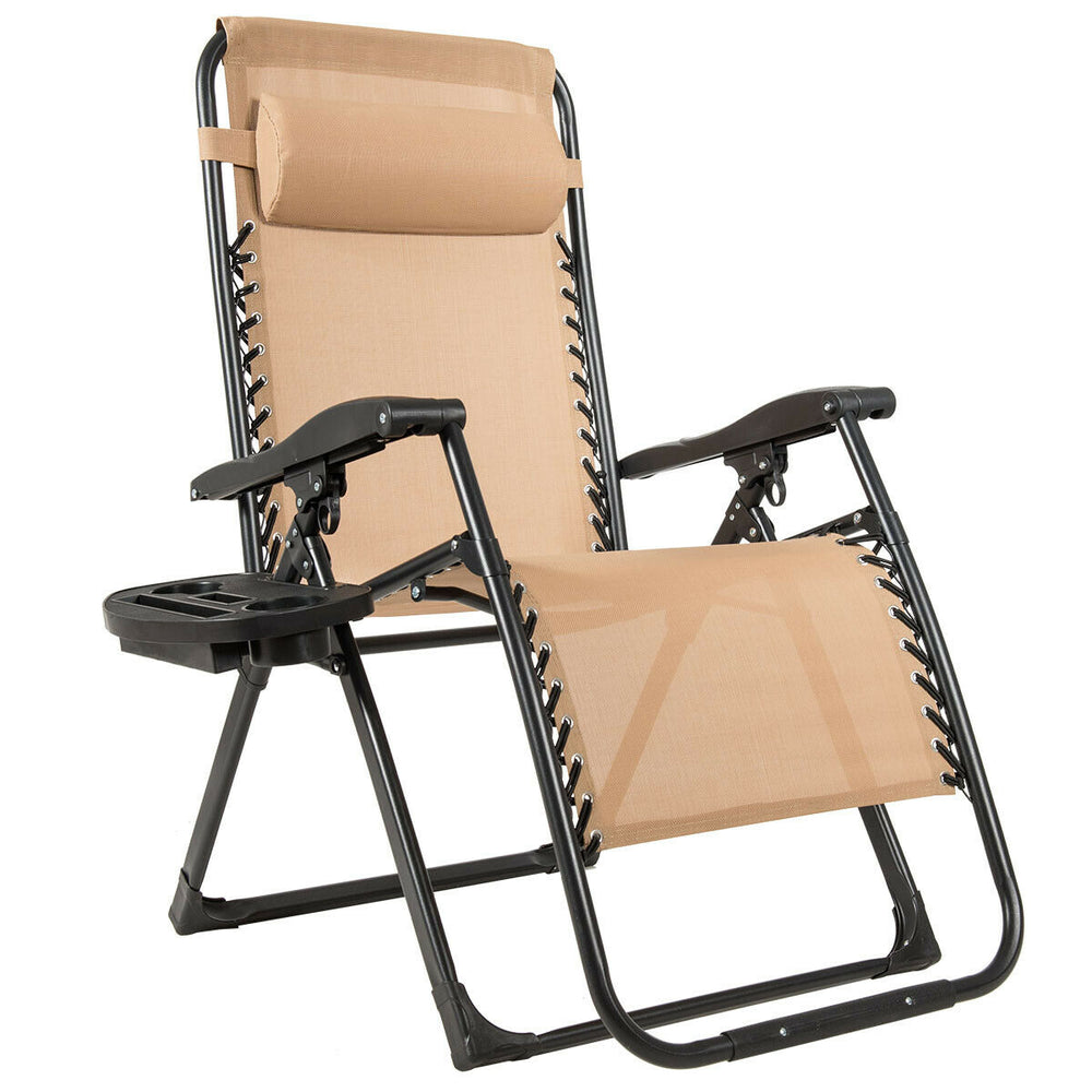 This recliner will be a perfect choice to have a nap in hot summer or enjoy the sunshine. Â  The cool and breathable fabric will never make you sultry even in summer. Its waterproof and sun-resistant performances allow you to place it outdoor with no worr