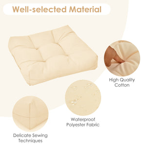 Durable polyester fabric is wear-resistant with a long lifespan <br>Soft cushions offer a better sitting experience <br>The waterproof and oil-proof cover is easy to clean and maintain <br>Exquisite workmanship without deformation <br>Sun protection funct