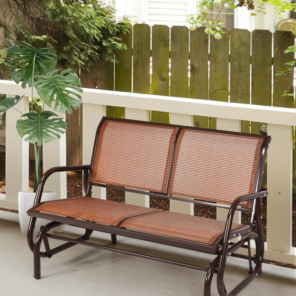 Made of solid steel which is rust-proof and waterproof for longer use <br>Breathable and durable fabric for comfortable seating experience <br>Smooth and gentle gliding system to make you relax <br>Can be placed on the ground steadily with stable base <br