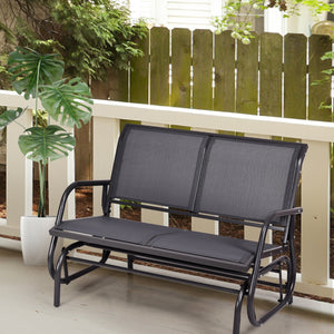 Made of solid steel which is rust-proof and waterproof for longer use <br>Breathable and durable fabric for comfortable seating experience <br>Smooth and gentle gliding system to make you relax <br>Can be placed on the ground steadily with stable base <br