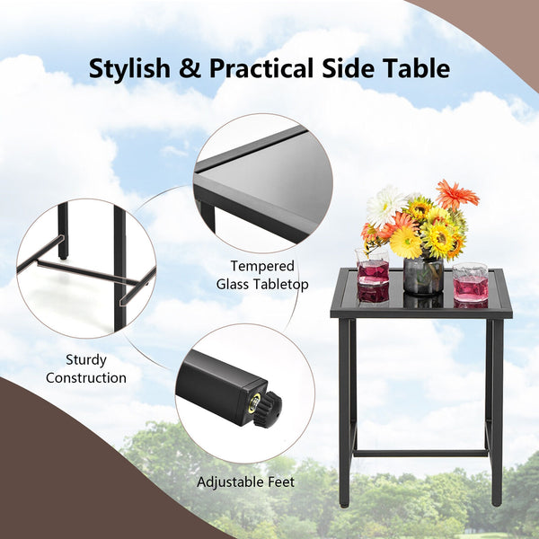 Made of high quality PE rattan and rustproof steel frame  this patio furniture set ensures long-lasting use and requires simple maintenance. Â  Comes with a breathable seat cushion with straps  you can fix or remove it easily. It is worth mentioning that 