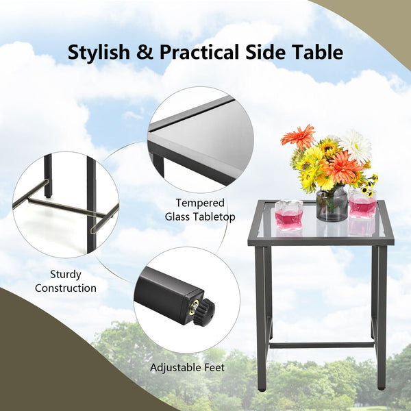Made of high quality PE rattan and rustproof steel frame  this patio furniture set ensures long-lasting use and requires simple maintenance. Â  Comes with a breathable seat cushion with straps  you can fix or remove it easily. It is worth mentioning that 