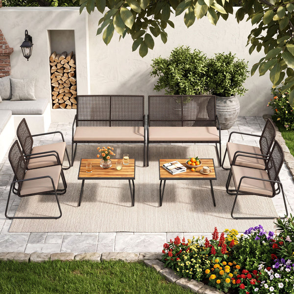 Hand-woven and sun-proof PE rattan for lasting outdoor longevity<br>Unmatched coolness with breathable design<br>105Â° angled seat for proper back support<br>Incredible seating comfort with soft sponge<br>The washable cushion cover ensures effortless main