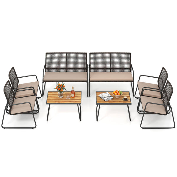 Hand-woven and sun-proof PE rattan for lasting outdoor longevity<br>Unmatched coolness with breathable design<br>105Â° angled seat for proper back support<br>Incredible seating comfort with soft sponge<br>The washable cushion cover ensures effortless main