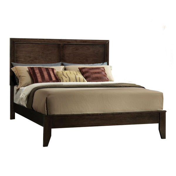  generous Casegood size and espresso knob hardware. Also features hand selected laminate drawer fronts & chamfered leg details. This bedroom will bring a sleek style to your favorite b